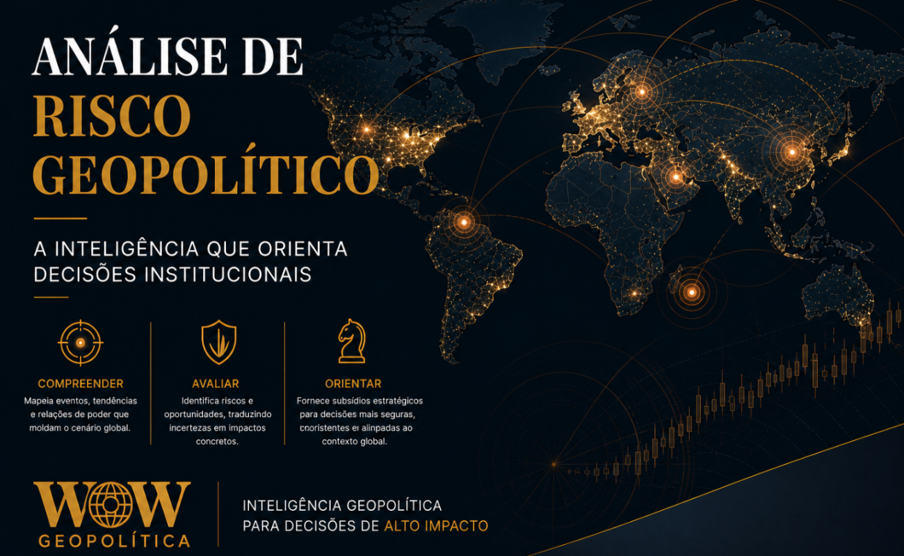 Análise de risco geopolítico: a inteligência que orienta decisões institucionais